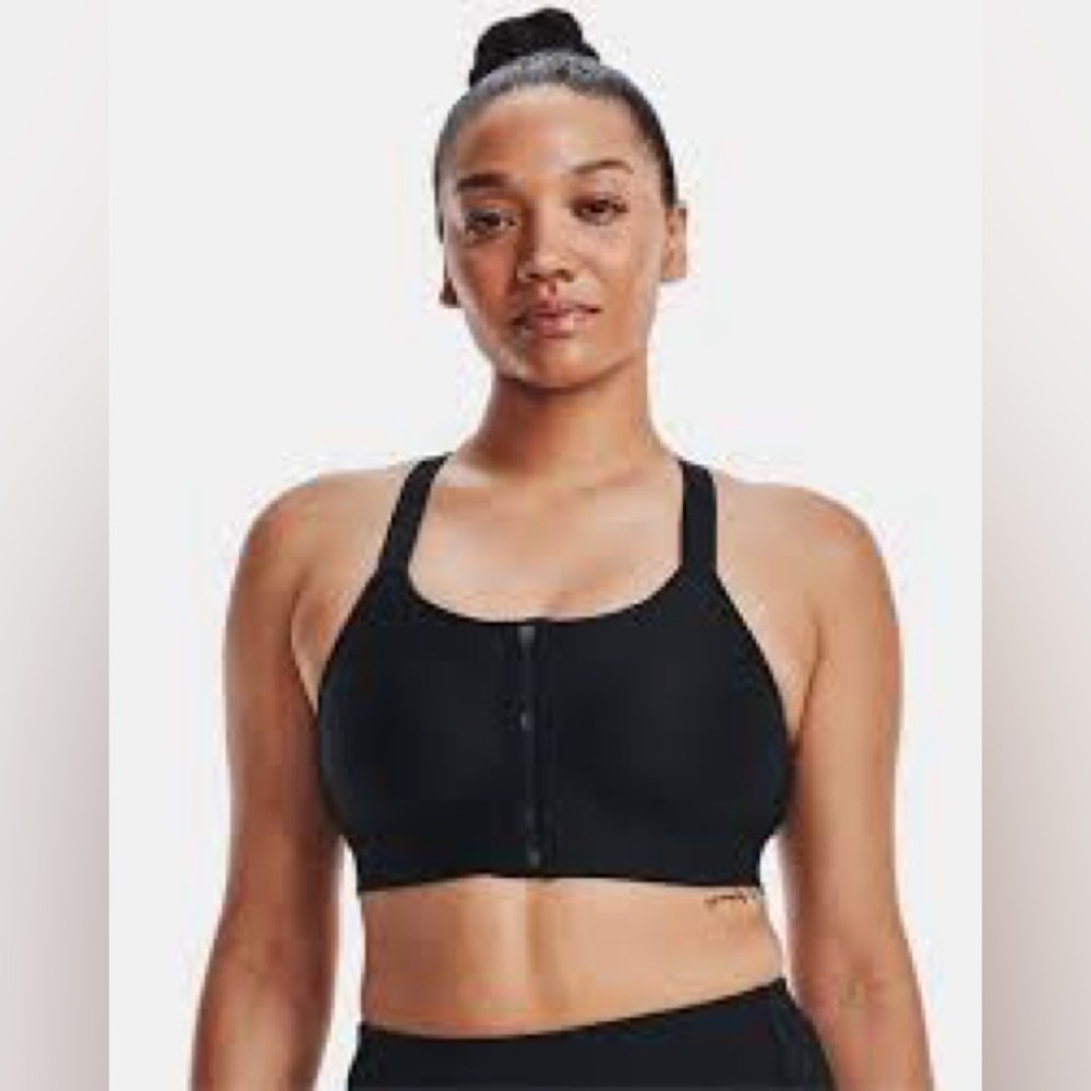 Under Armour Women’s Continuum High Zip Sports Bra - Picture 2 of 6